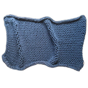 BEARABY 15 LBS COTTON NAPPER WEIGHTED NAVY BLANKET